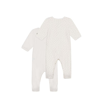 Petit Bateau Pyjama Cœur gris - 2 pièces