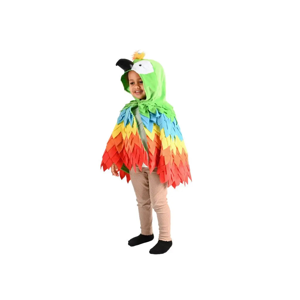 Den Goda Fen Mini Cape Perroquet taille 86-110 - 1-4 ans