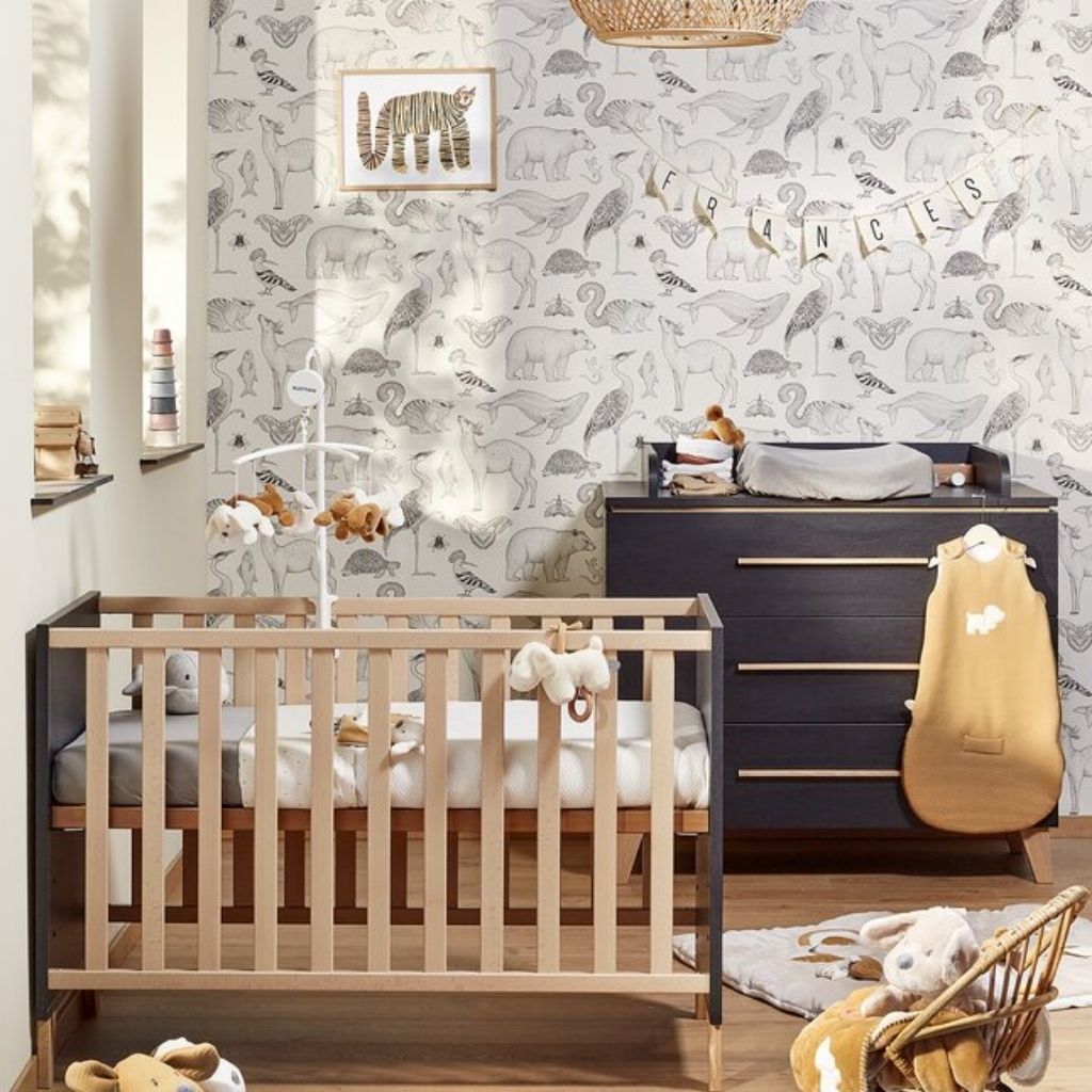 Transland Babybed Steffi zwart
 L 120 x B 60 cm