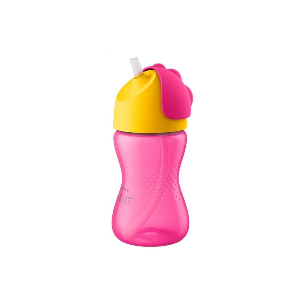 Philips AVENT Gourde avec paille Bendy rose 300 ml
