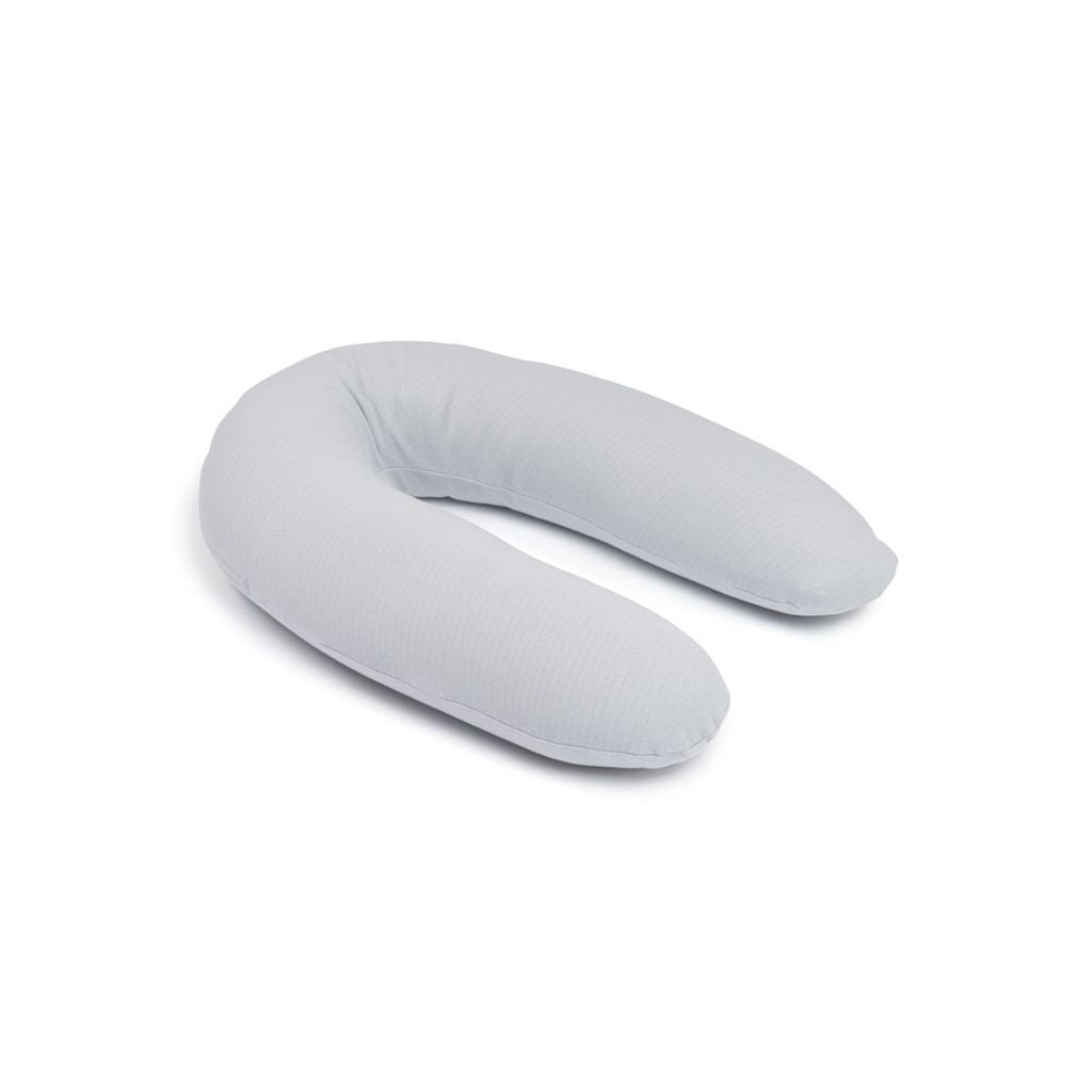 doomoo Coussin d'allaitement 2-en-1 Twisty Pearls Grey