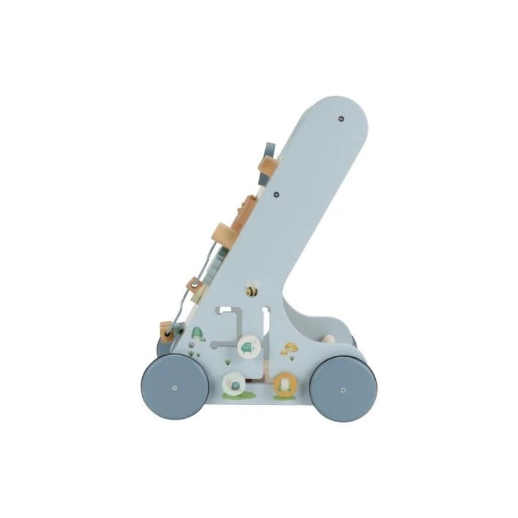 Little Dutch Porteur-pousseur en bois Forest Friends bleu