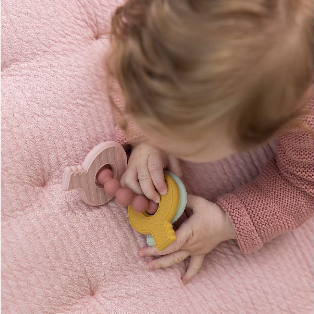 Little Dutch Bijtspeeltje Sleutelbos roze