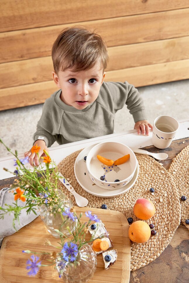 Lässig Set repas 4 pièces Little Mateys Royal Blue