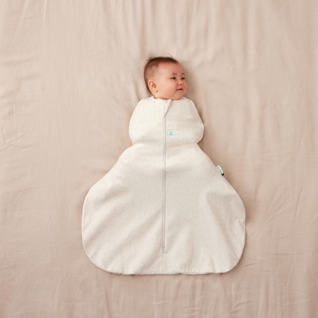 ErgoPouch Sac d'emmaillotage Cocoon Dysplasie de la hanche Oatmeal Marle 3-6m
