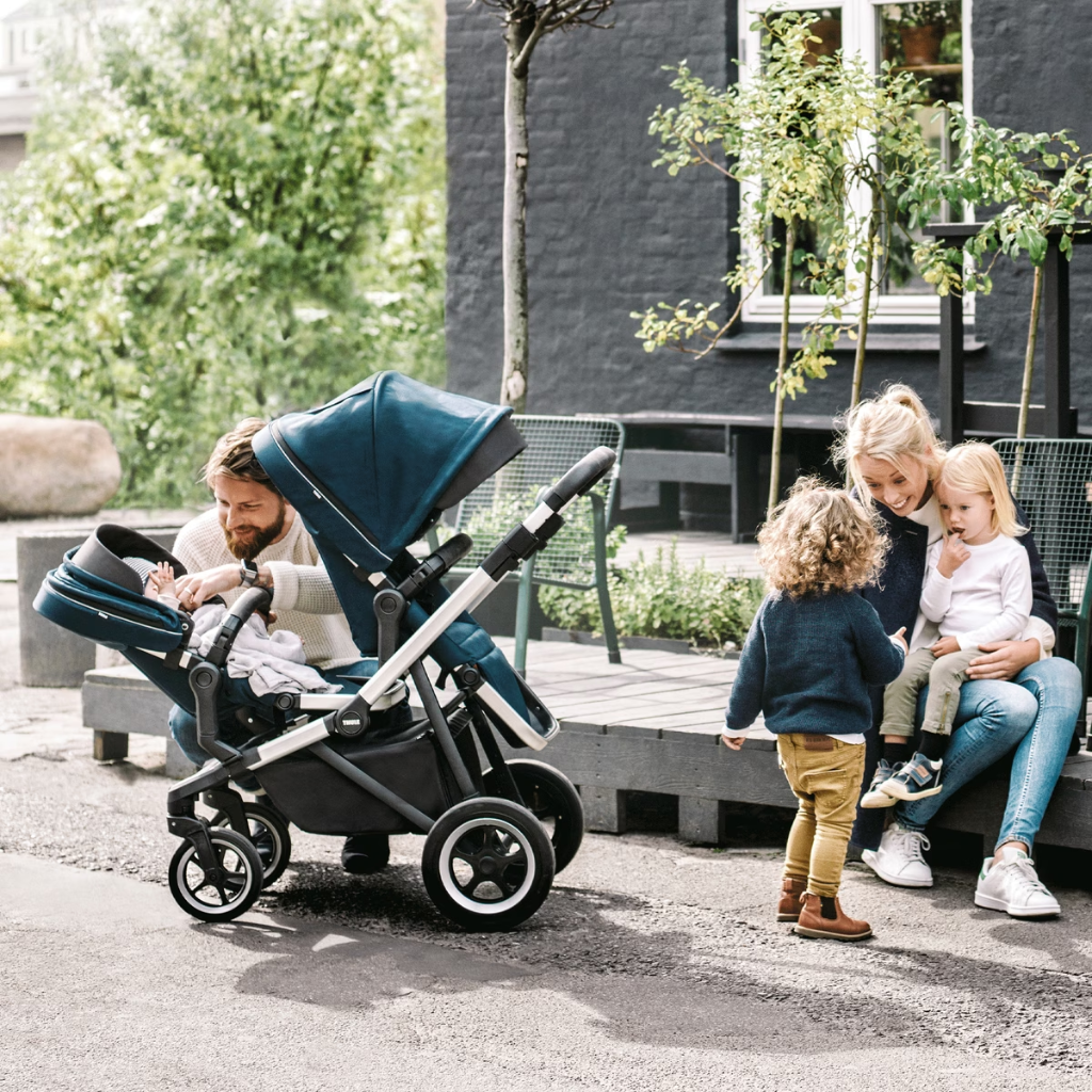 Thule Siège supplémentaire pour poussette double Sleek Mallard Green