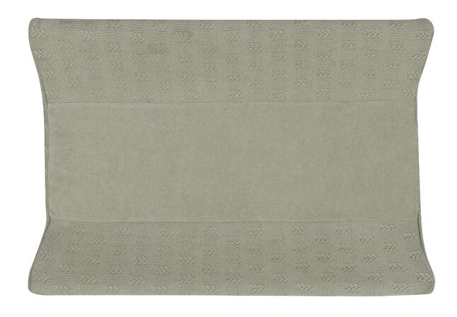 Jollein Hoes voor waskussen Grain Knit Olive Green