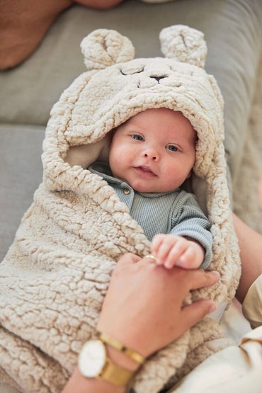 Jollein Couverture enveloppante Bunny Nougat