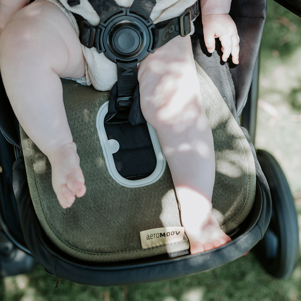 Inlegkussen voor kinderwagen/buggy Airlayers groep B Moss green