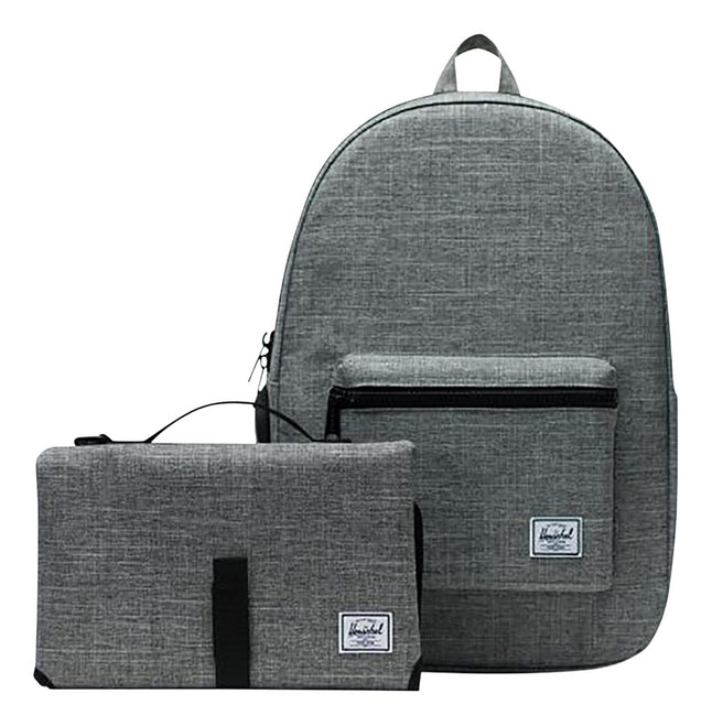 Herschel Sac à langer Settlement Sprout Raven Crosshatch