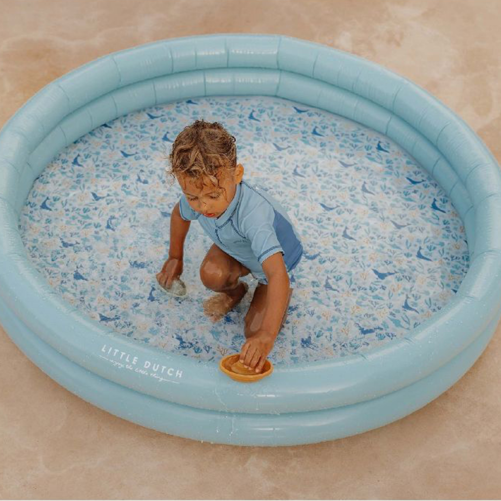Little Dutch Opblaasbaar kinderzwembad Ocean Dreams Blauw