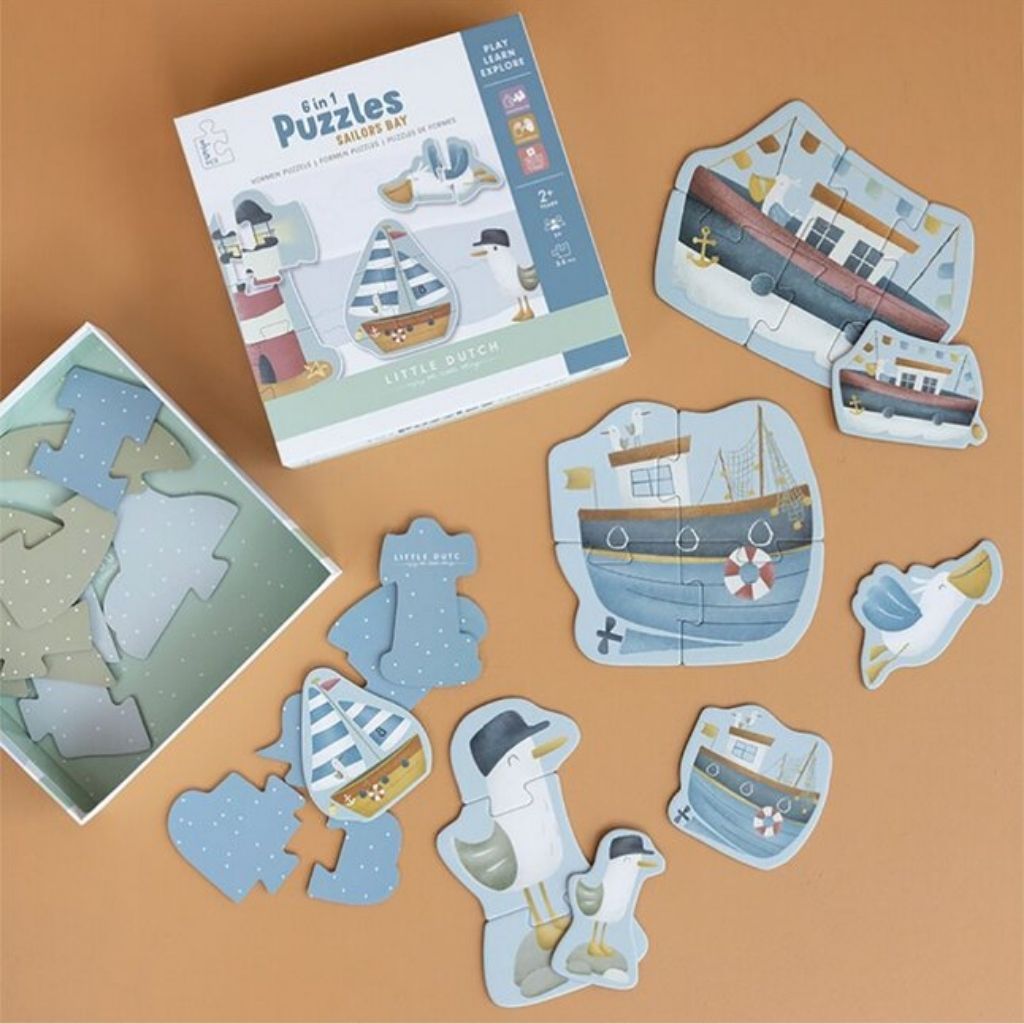 Little Dutch Puzzel 6-in-1 Sailors Bay