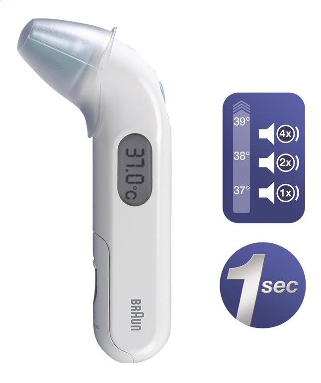Braun Infrarood koortsthermometer ThermoScan 3 IRT3030