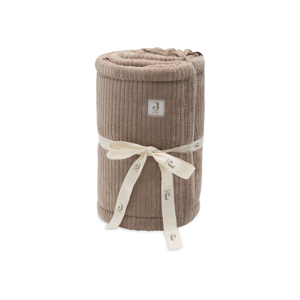 Jollein Tour de parc Cloudy Rib Milky Coffee 180 x 30 cm