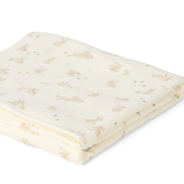 Little Dutch Couverture pour berceau Newborn Naturals Baby Bunny blanc