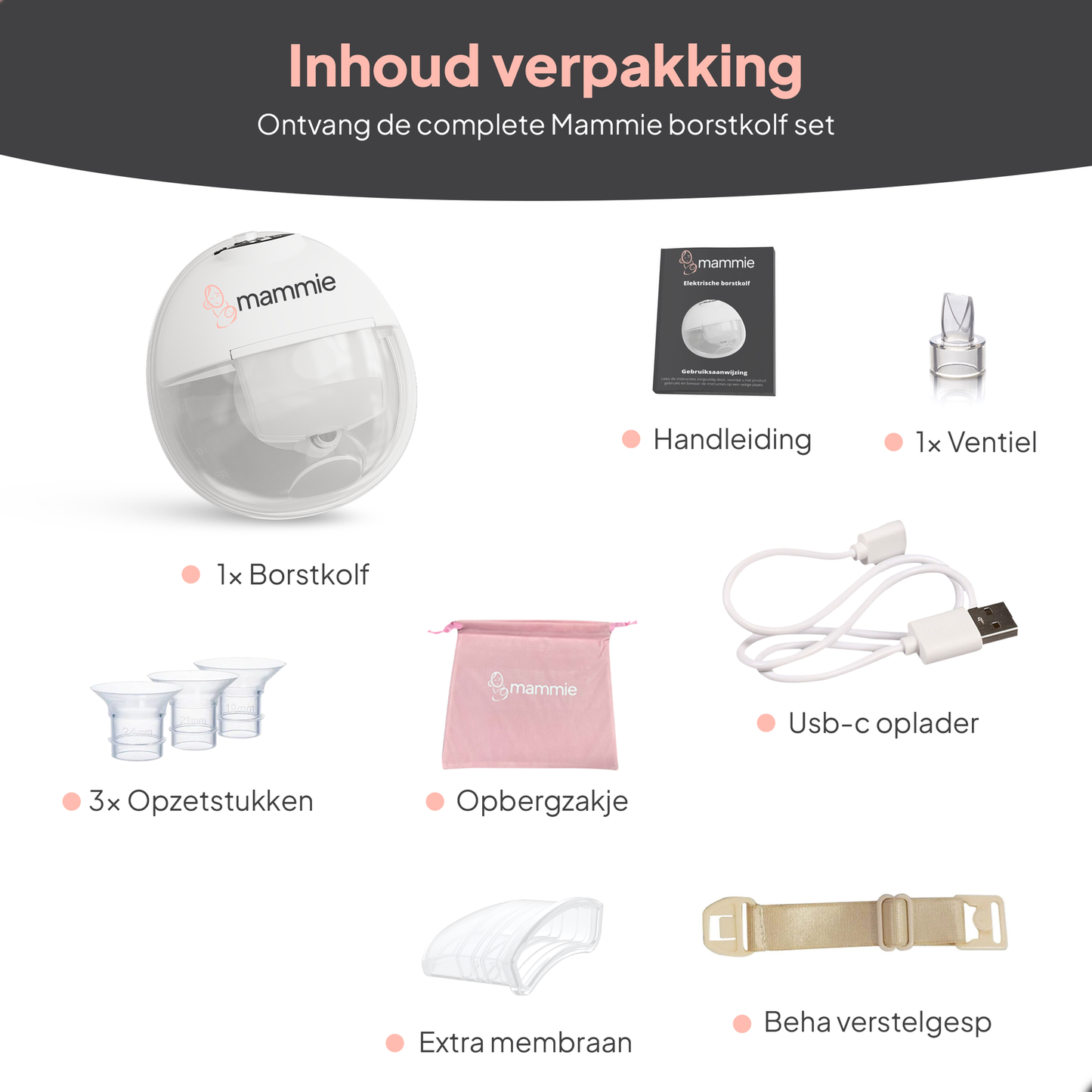 Mammie Elektrische borstkolf Enkel