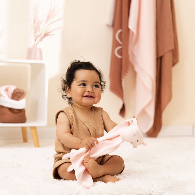 Nattou Doudou Susie & Bonnie - Susie tetra roze
 50 cm