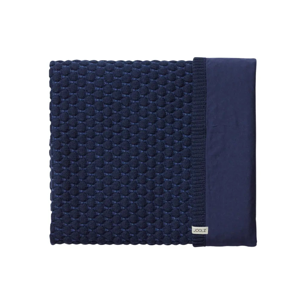 Joolz Deken Essentials Honeycomb blue biokatoen