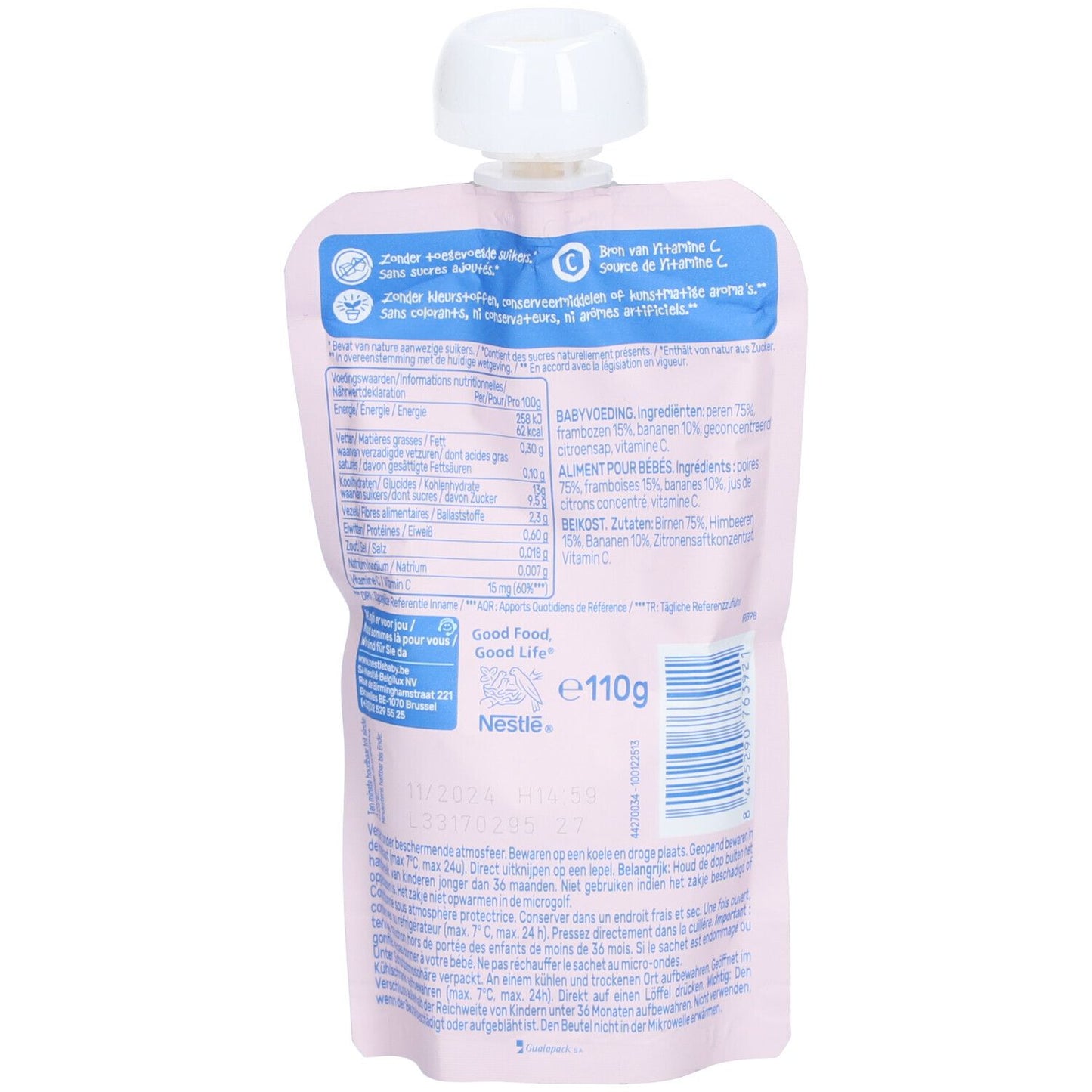 Nestle Compote Sporty Fruits 110g