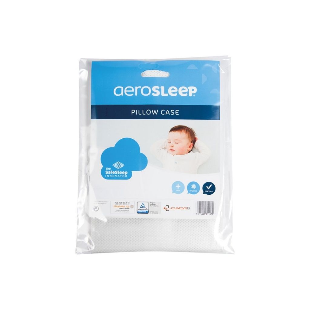 AeroSleep Taie d'oreiller SafeSleep small blanc