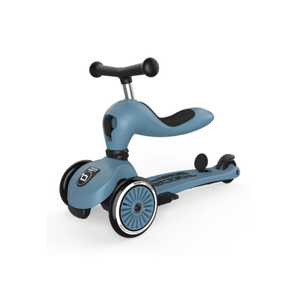 Scoot and Ride Loopfiets Highwaykick 1 Push & Go Steel