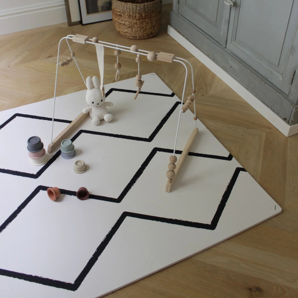 Eeveve Tapis-puzzle Beni Ecru