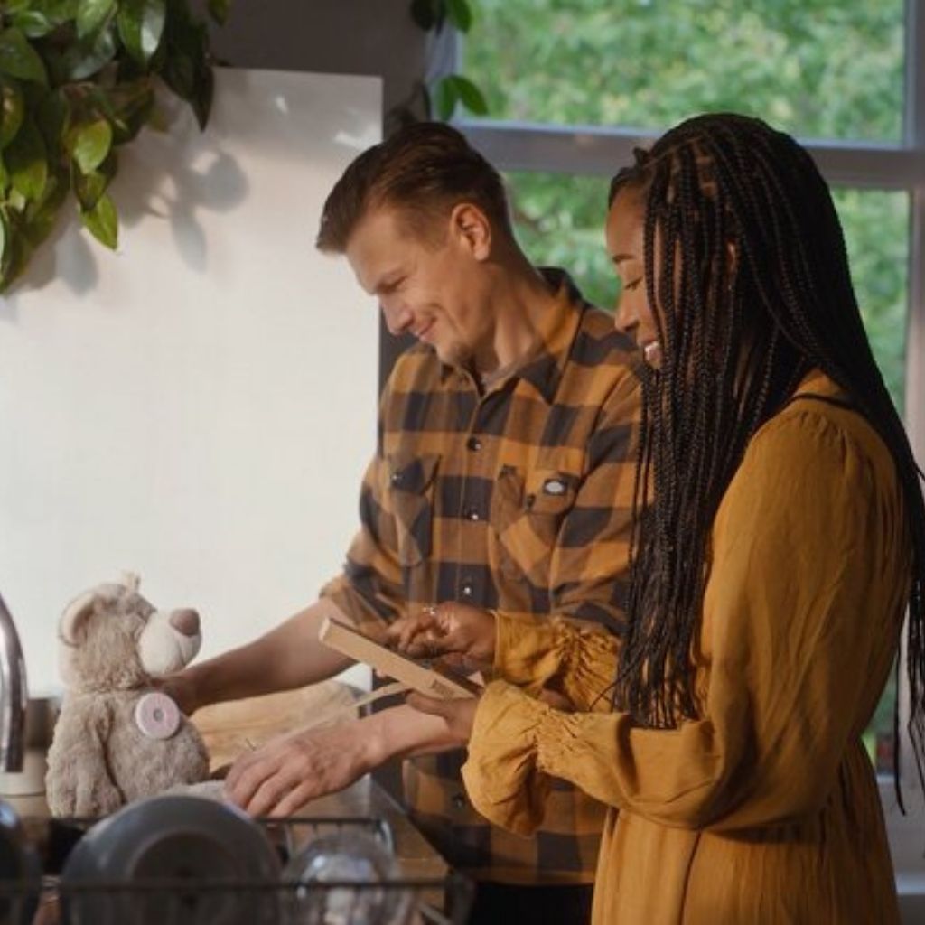 Alecto Activiteitenspeeltje Baby HeeHee button