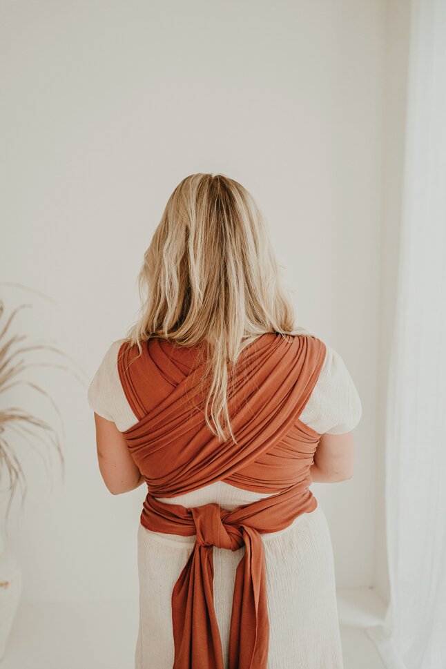 Babylonia Draagdoek Tricot-Slen Organic Sierra Brown