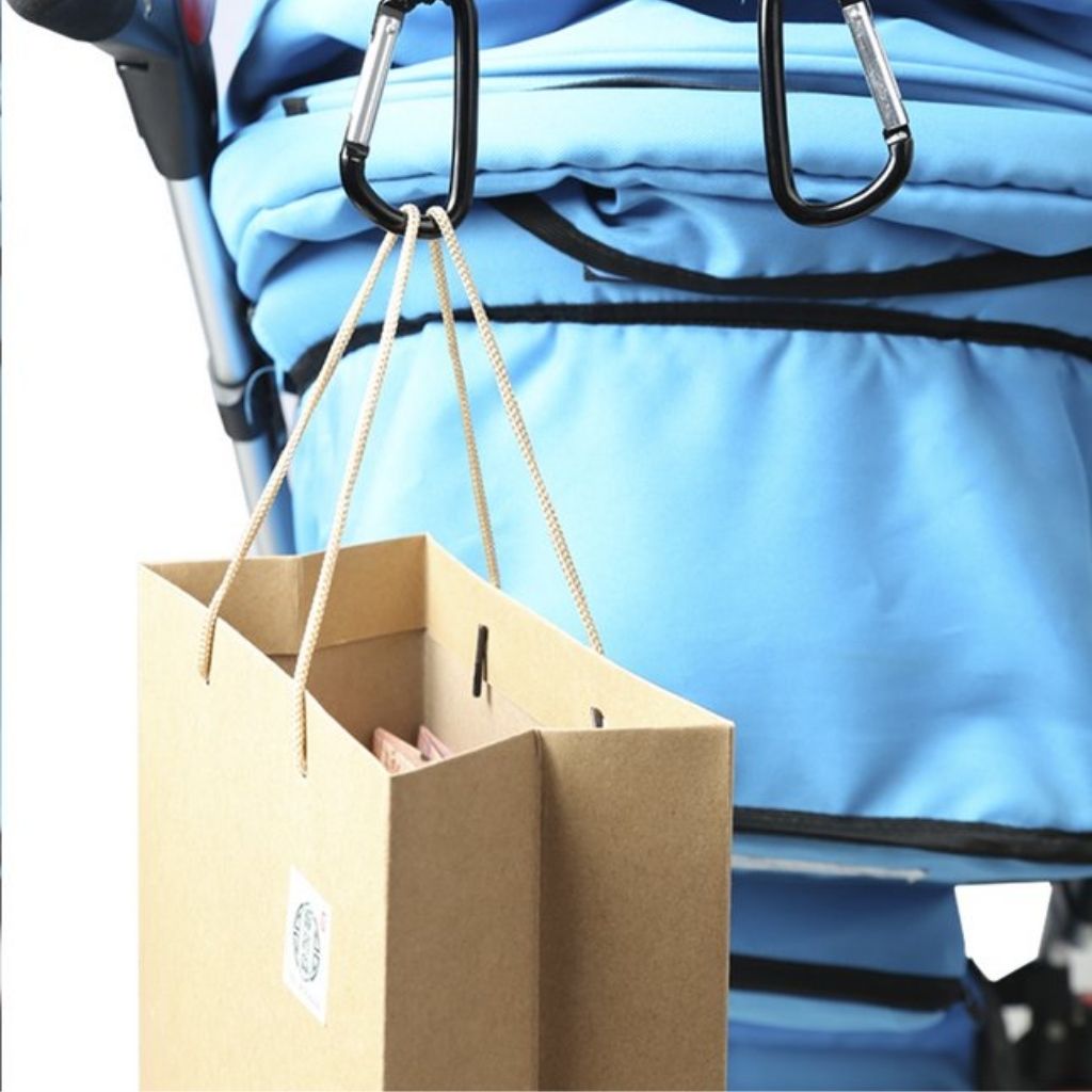 Dreambee Haak voor verzorgingstas zwart - 2 stuks