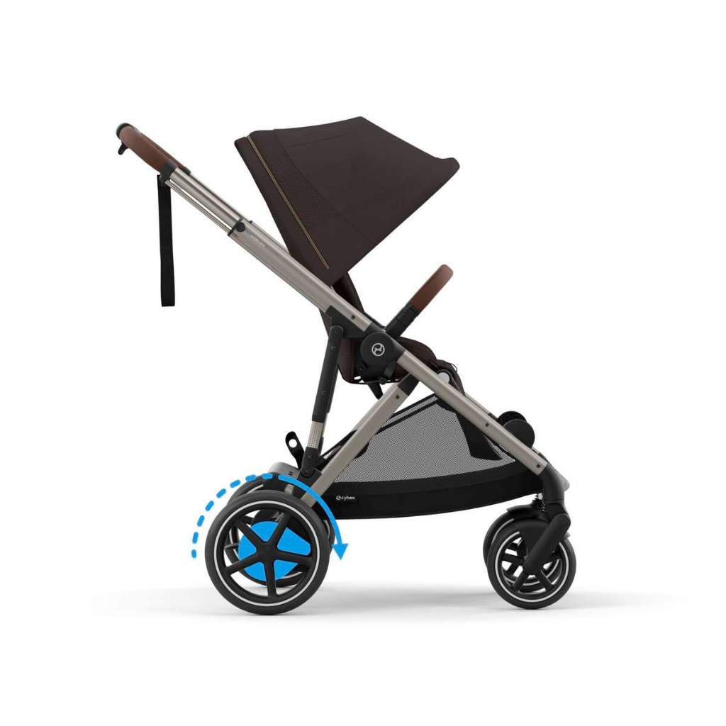 Cybex Poussette eGazelle Taupe Chocolate Brown