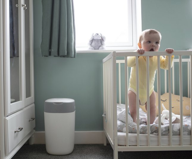 Tommee Tippee Poubelle à langes Sangenic Twist & Click blanc