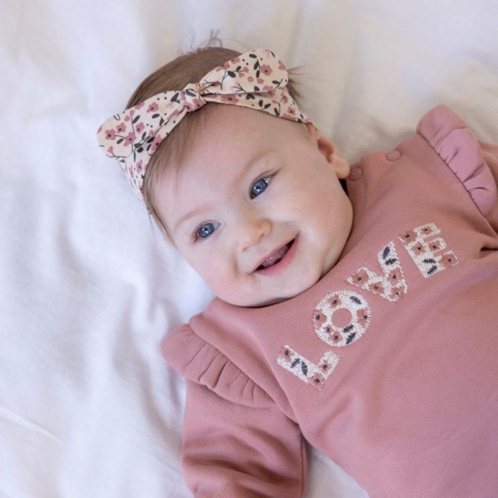 Feetje Bandeau Woodland Bloom Offwhite