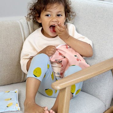 Lässig Sac à snack Happy Fruits Cherry - 2 pièces