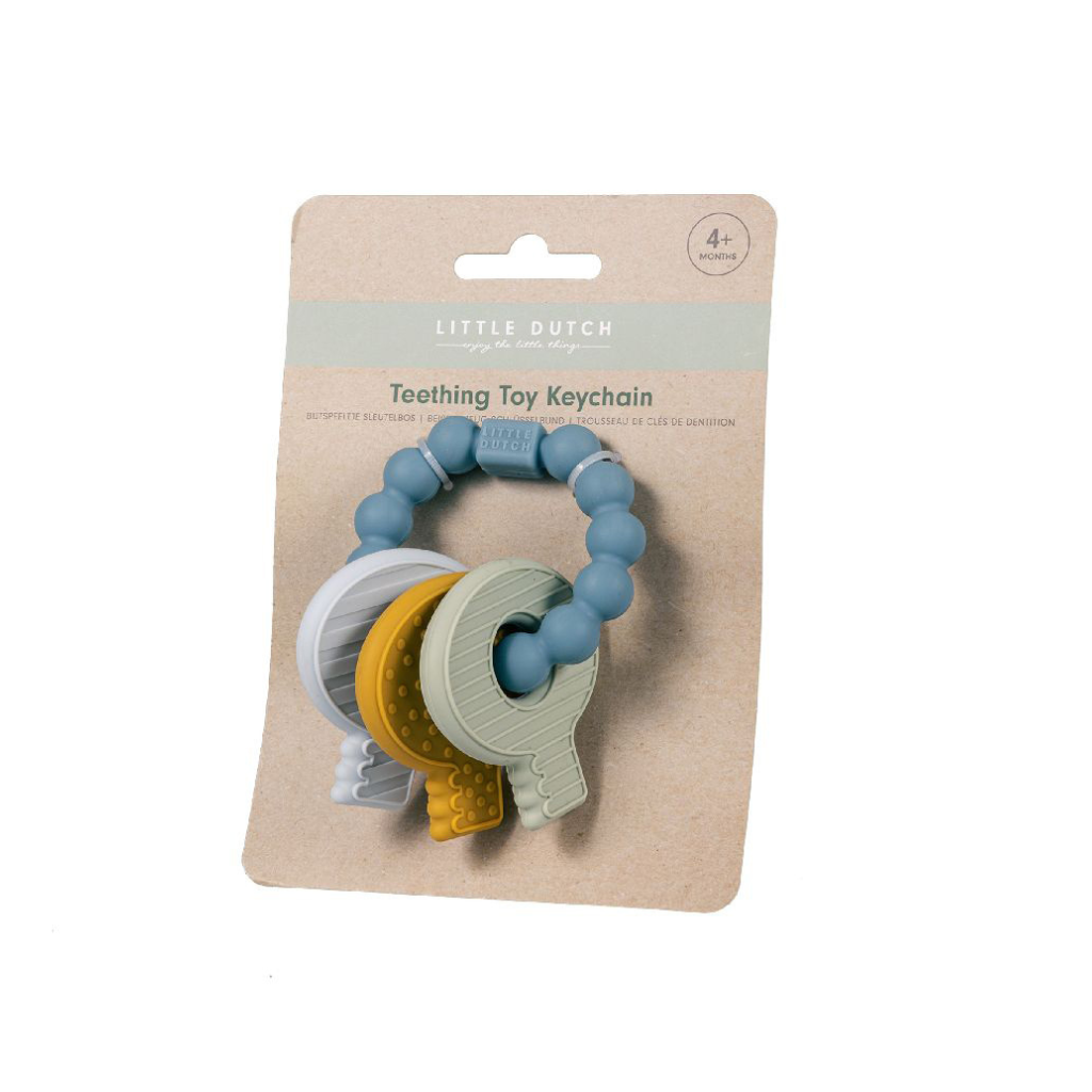 Little Dutch Jouet de dentition Porte-cles bleu