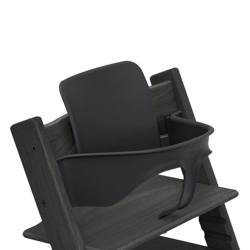 Stokke® Eetstoel Tripp Trapp® Oak Black + Baby Set² Tripp Trapp Oak Black