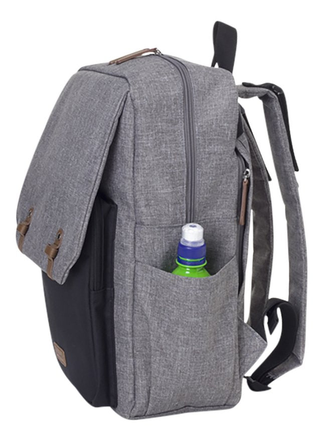 Babymel Sac à langer George gris/noir