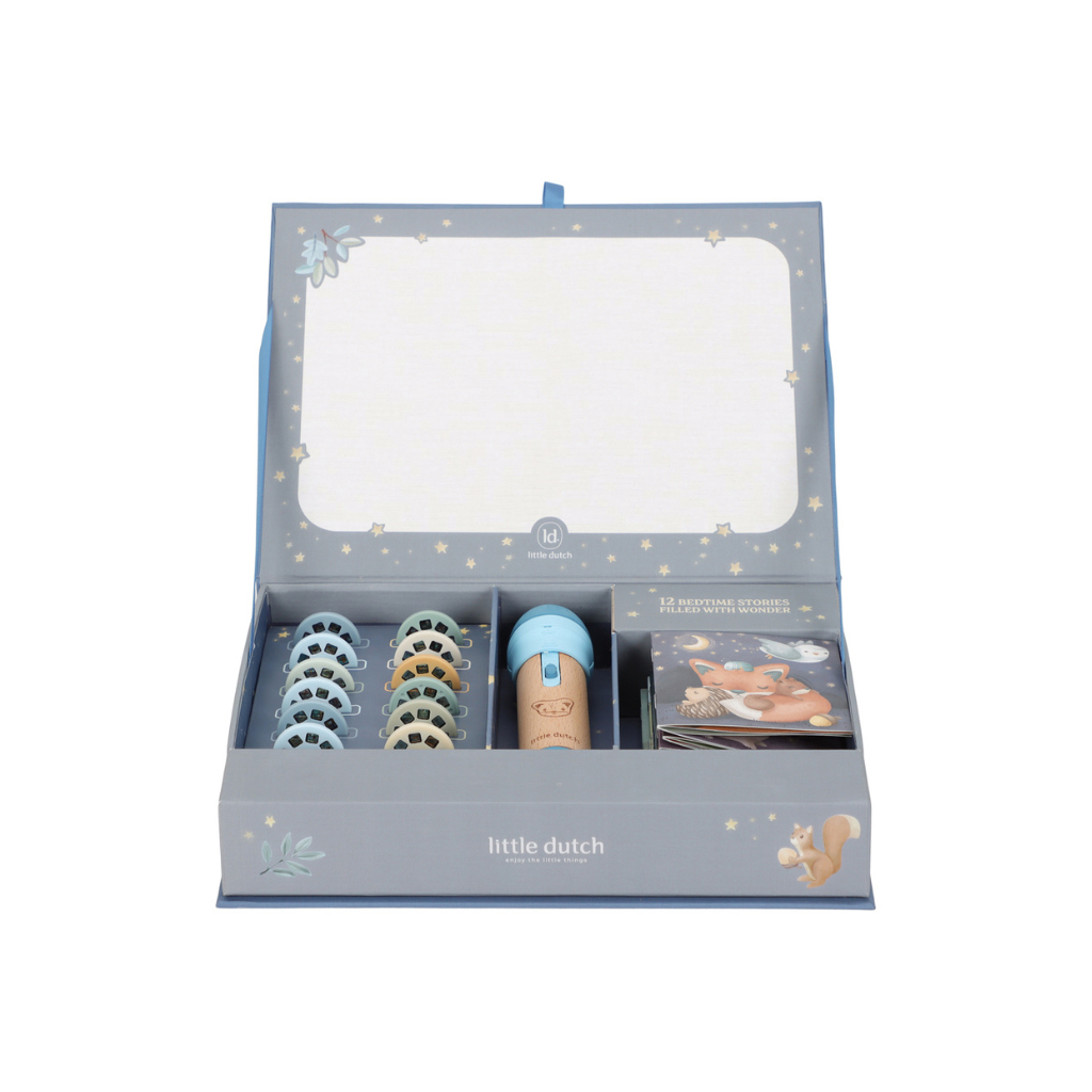 Little Dutch Projecteur d'histoires Forest Friends bleu