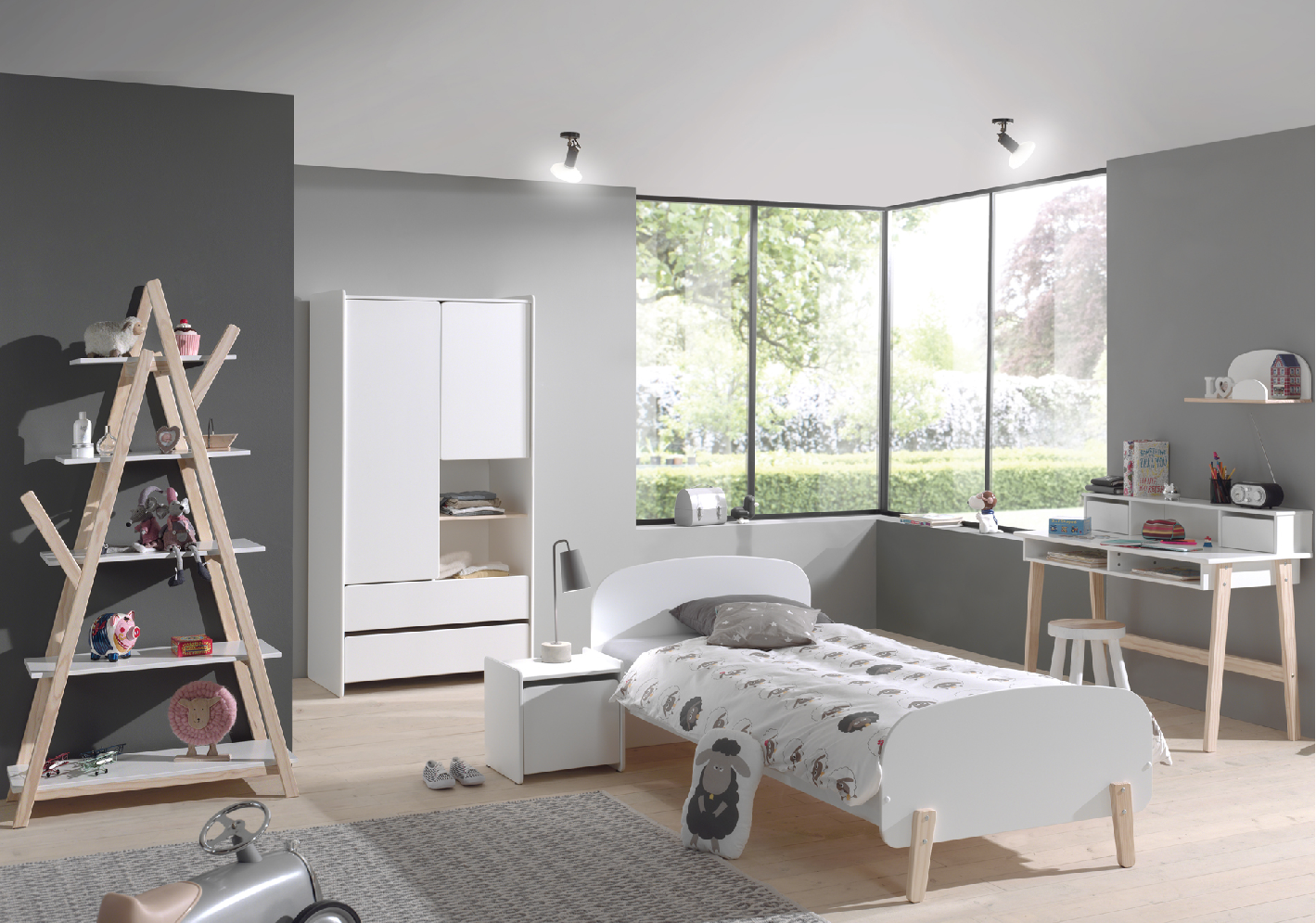 Jaxx Étagères Kiddy blanc