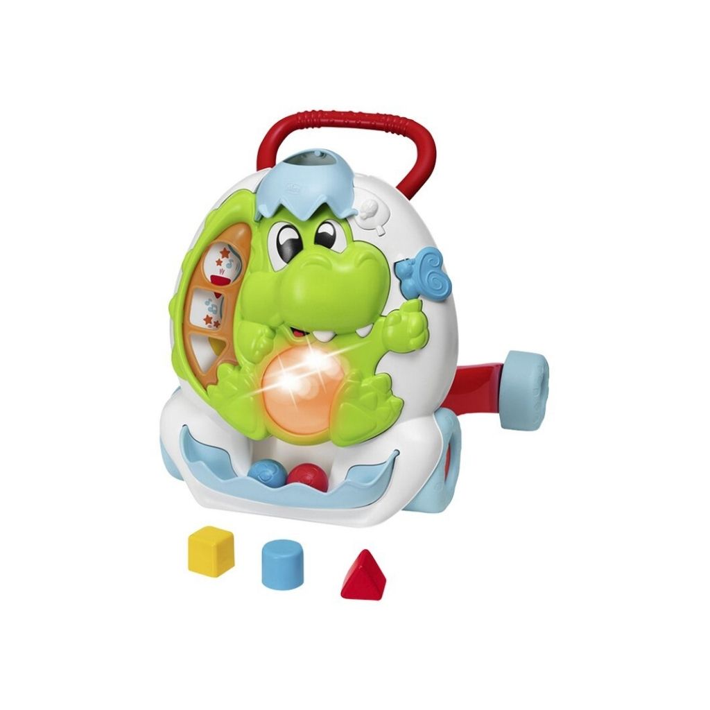 Chicco Porteur-pousseur 2 en 1 Dino Multicolor