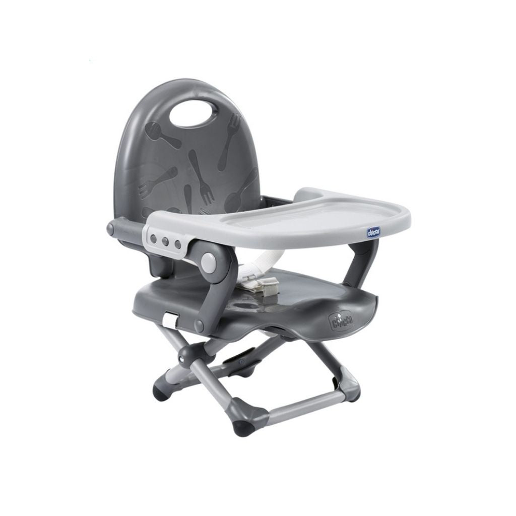Chicco Rehausseur Pocket snack dark grey