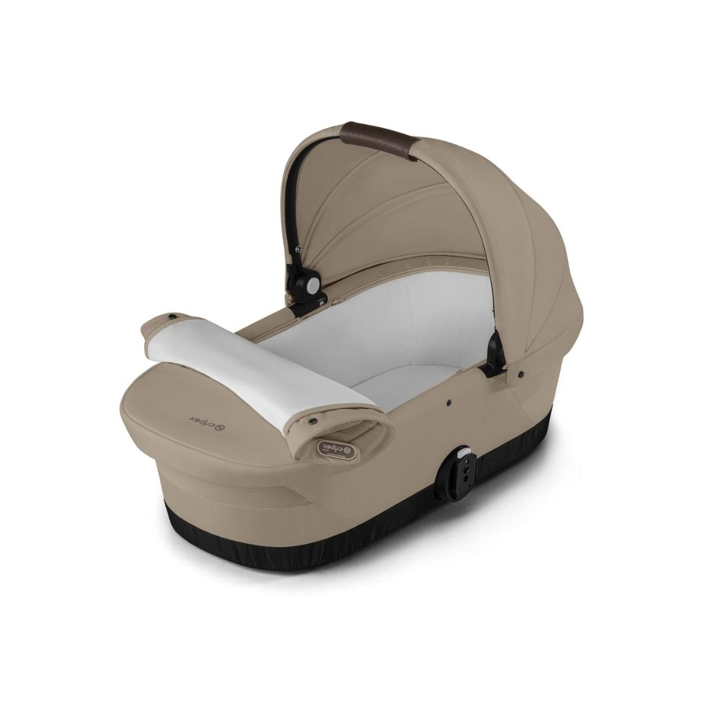 Cybex Poussette Gazelle S Taupe + nacelle + siège supplémentaire