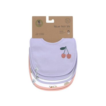 Lässig Slabbetje Happy Fruits Cherry - 5 stuks