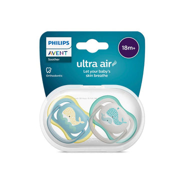 Philips AVENT Fopspeen + 18 maanden Ultra Air whale - 2 stuks