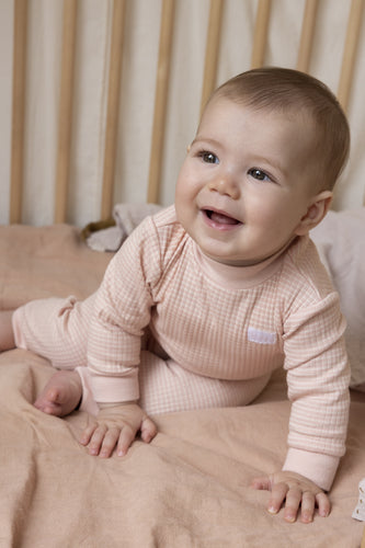 Feetje Pyjama Wafel Vieux Rose Melange