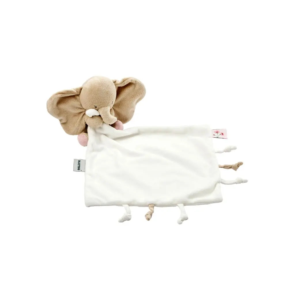 Nattou Doudou olifant gebroken wit 27 x 27 cm