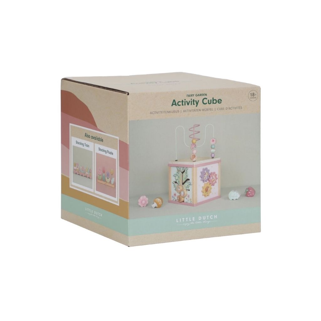 Little Dutch Cube d'activités en bois Fairy Garden