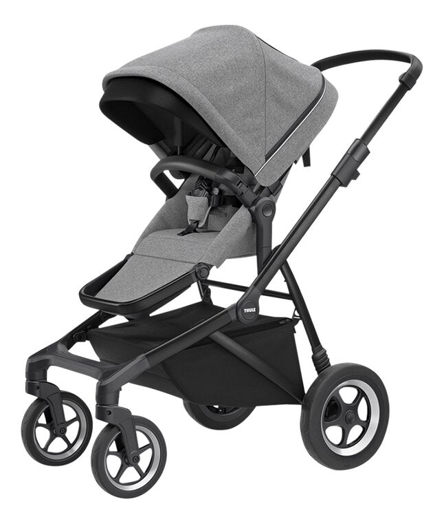 Thule Poussette 3 en 1 Sleek + Chancelière Grey Melange