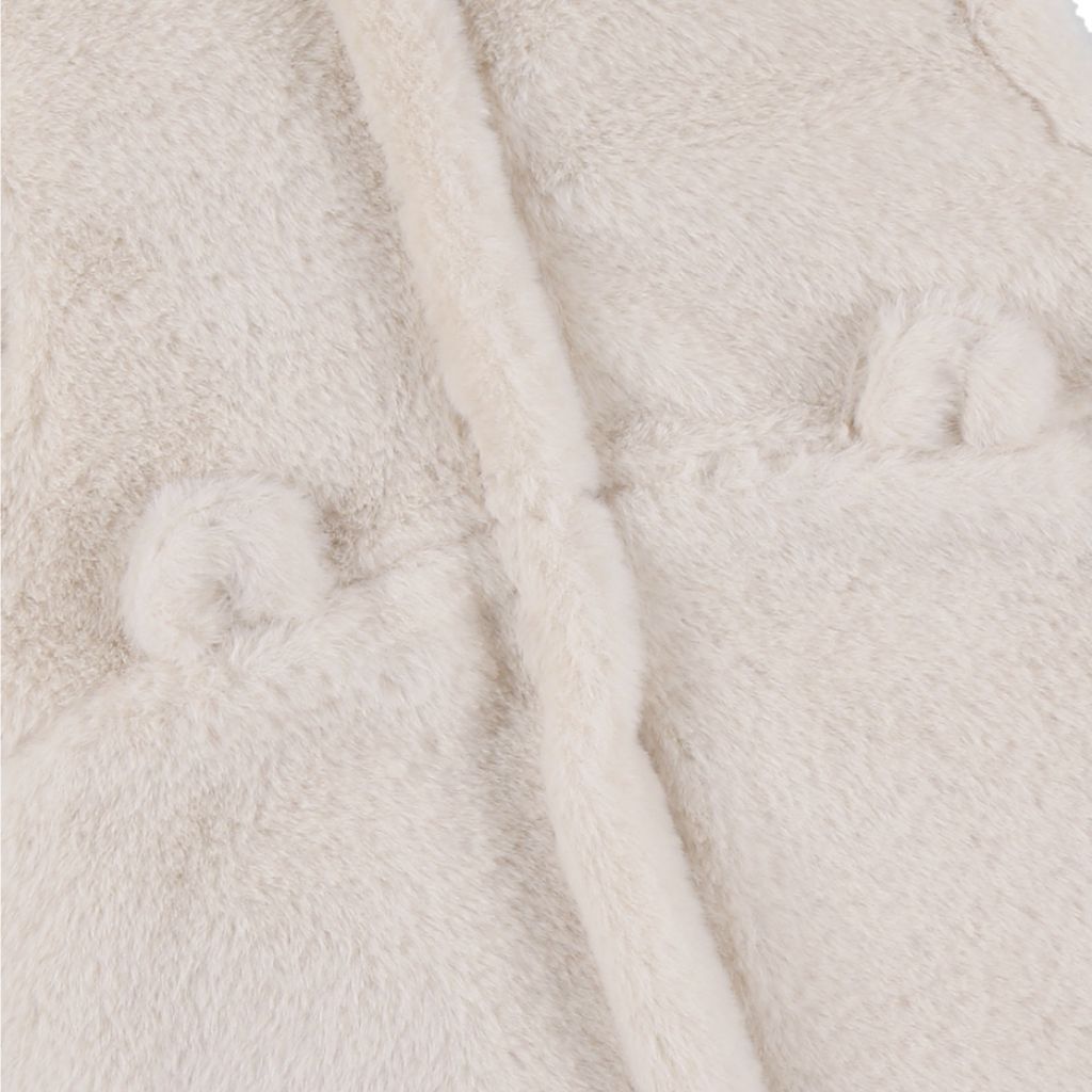 Noukie's Sac de couchage fausse fourrure beige 70 cm