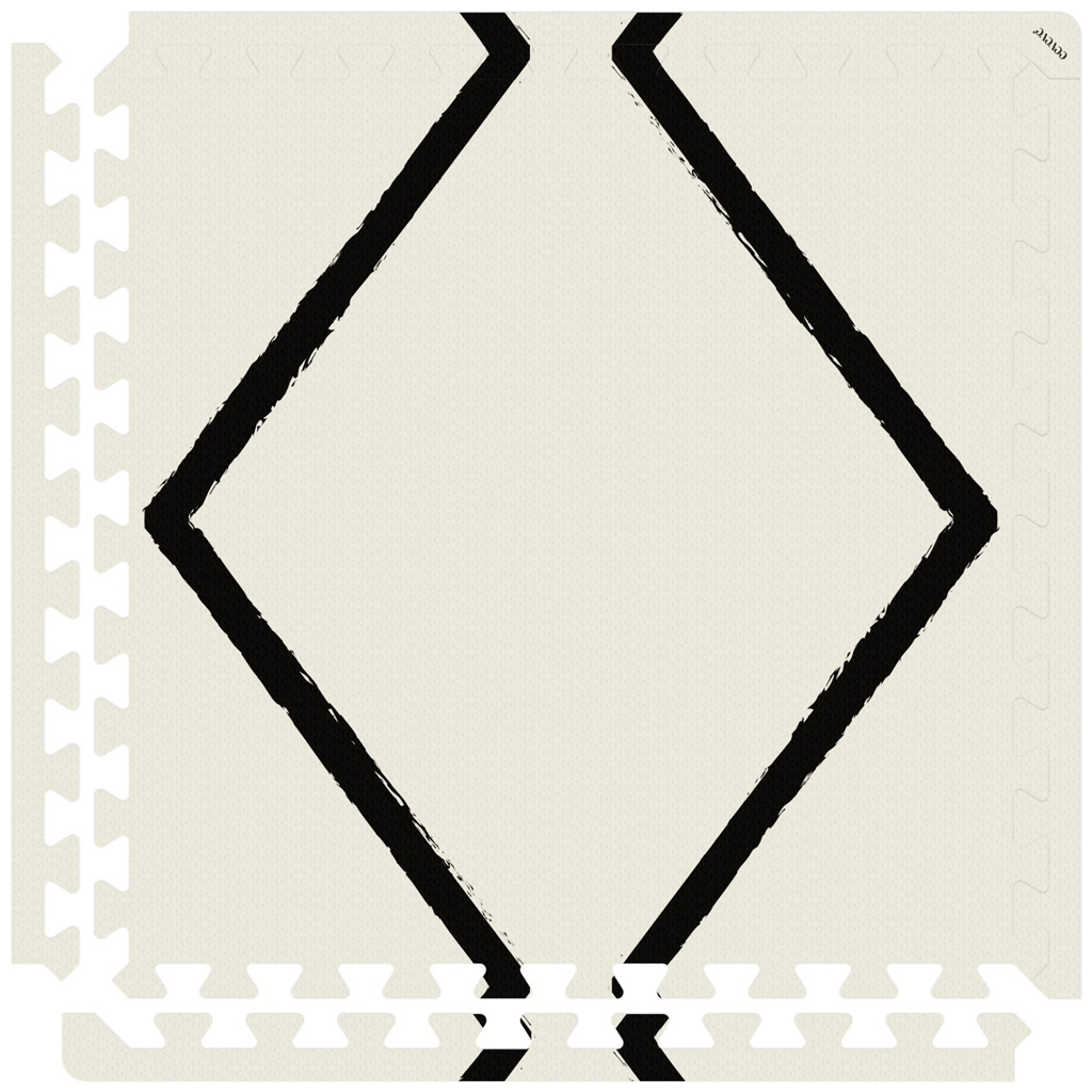 Eeveve Tapis-puzzle Beni Ecru