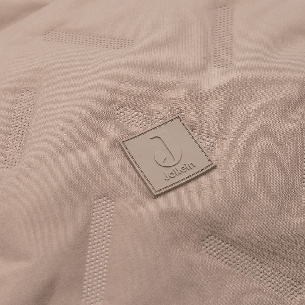 Jollein Voetenzak buggy/kinderwagen Embossed Milky Coffee